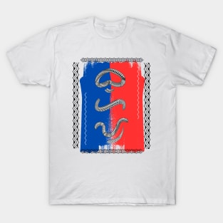 Philippine Flag / Baybayin word Buhay (Life) T-Shirt